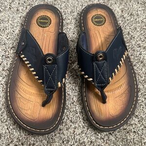 Buau navy blue sandals size 40